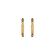 Brinco Midi Liso Style Ouro Vintage